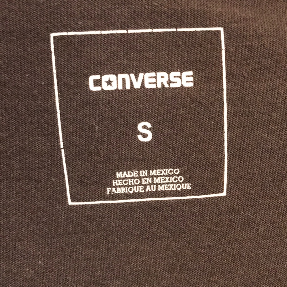 Pair of converse size small tee shirts 2 for one - Picture 3 of 4